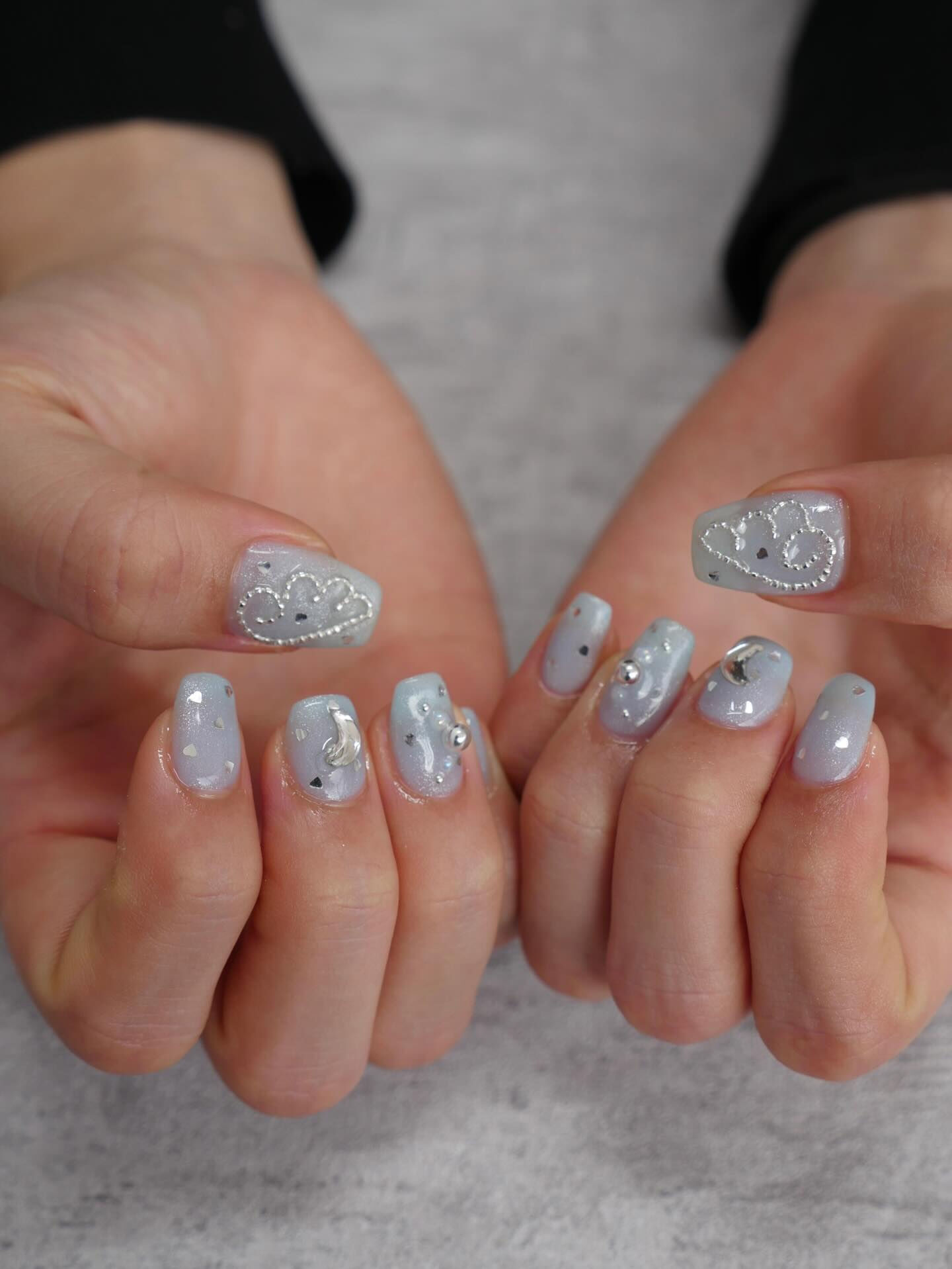 持ち込みデザイン✨😍🩷羽が可愛い💅ウィッシュコアと言うんです
