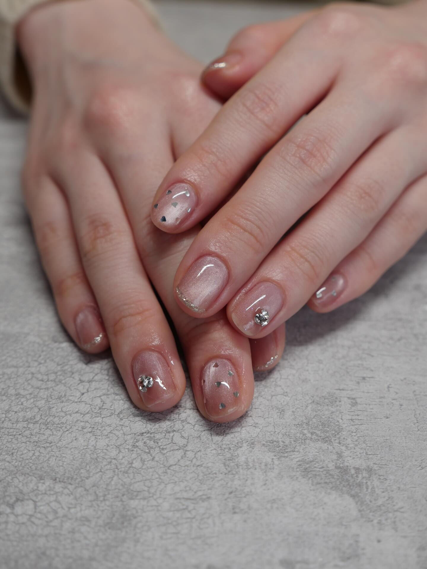 くすみピンクがお好きなお客様✨😍💅とてもお似合いのお色です！