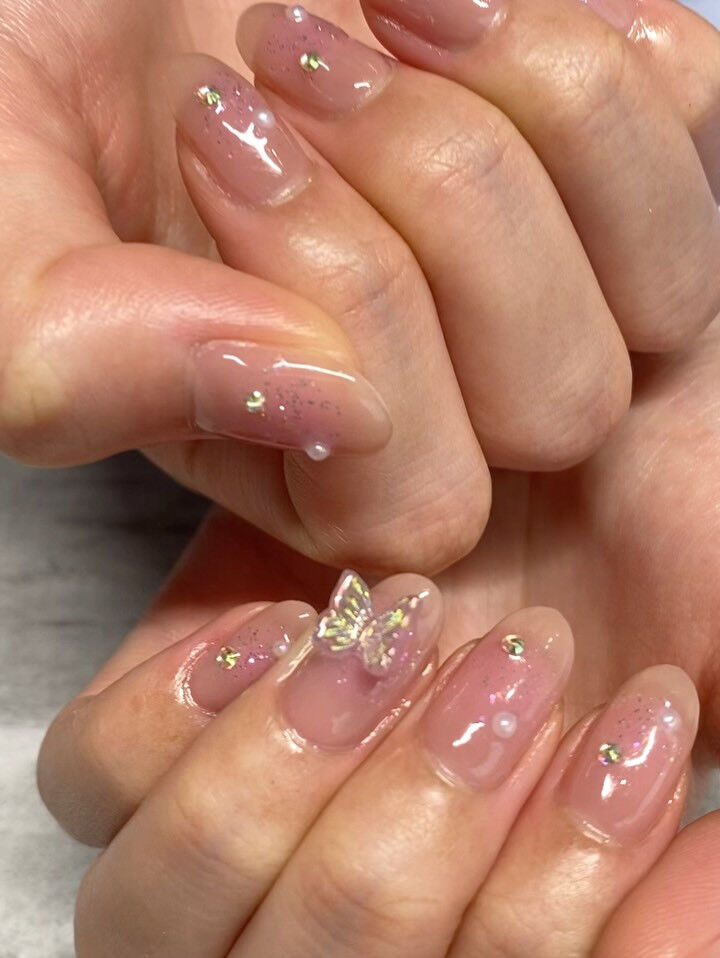 【定額デザイン】チークネイル✨😍💅¥7,000