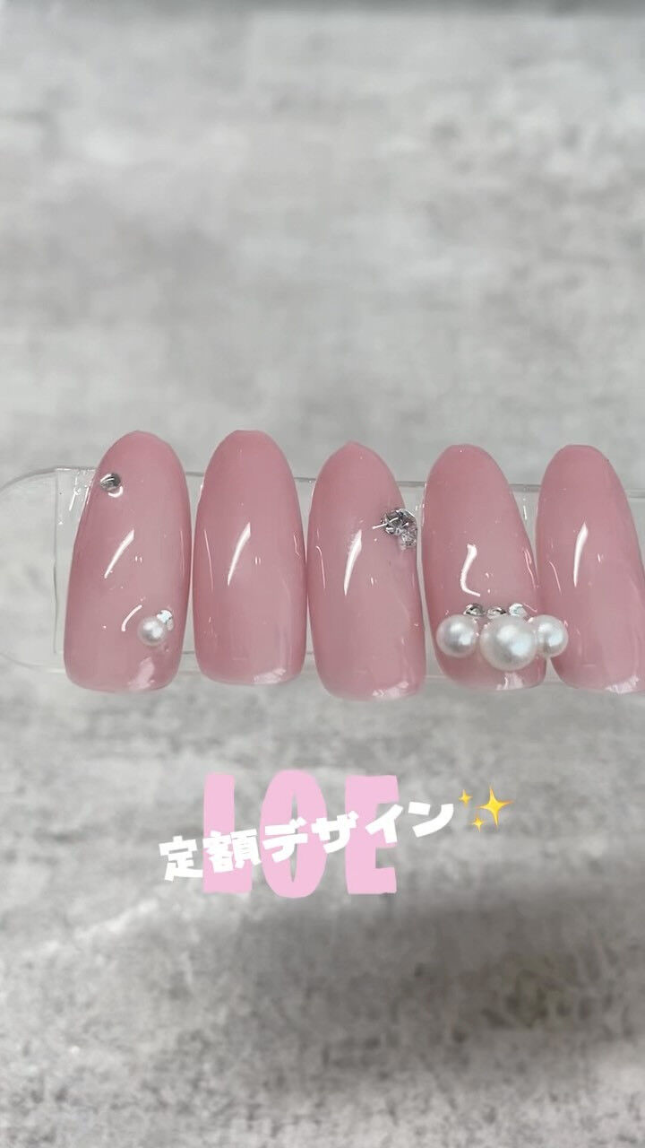 定額デザイン紹介💅ネイリストは静かなのでリラックスして過ごせ
